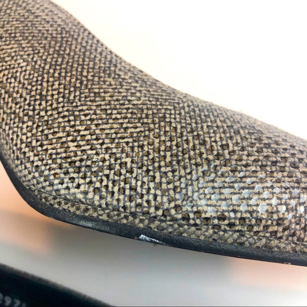 Stuart Weitzman Snakeskin Print Block Heel… - Picture 11 of 14